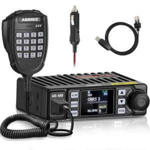 GMRS Mobile Radio,20Watt Long Range 500 Channels Two Way Radio NOAA GMRS Repeater Capable with Programming Cable,Cigar DC Adatper,Noise Reduction for Car Vehicle,Off Road Overlanding Gear