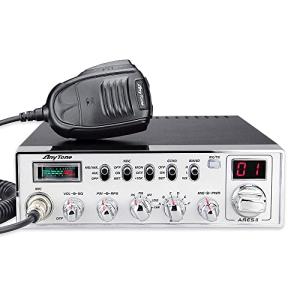 AnyTone ARES II 10 Meter Radio for Truck, with CTCSS/DCS, High Power Output Max FM 40W, AM 12W,SSB 35W.
