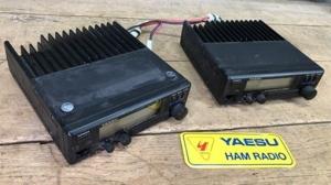 Lot of 2 Yaesu FT-2400H FM Transceivers, Vintage Ham Radios, Yaesu Sticker
