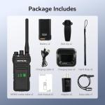 Retevis NR30D DMR Two Way Radio,Compatible with Motorola R2 CP100D CP200D 2 Way Radio,Professional Walkie Talkie Long Range,IP67 Waterproof,Noise Canceling,Hidden Display,for School Government(2 Pack)