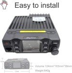 Anytone AT-778UV Dual Band 25W Mobile Radio Transceiver VHF/UHF Car Base Radio Walkie Talkie with Programming Cable