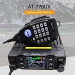 Anytone AT-778UV Dual Band 25W Mobile Radio Transceiver VHF/UHF Car Base Radio Walkie Talkie with Programming Cable