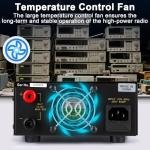 13.8V 30A DC Power Supply, Universal Compact Ham Radio Power Supply with 10A Plug Socket Put & Noise Offset, Analog Lab AC to DC Switching Converter for CB VHF UHF HAM Amateur Radio,AnyTone &TYT Radio