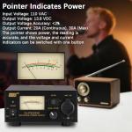 13.8V 30A DC Power Supply, Universal Compact Ham Radio Power Supply with 10A Plug Socket Put & Noise Offset, Analog Lab AC to DC Switching Converter for CB VHF UHF HAM Amateur Radio,AnyTone &TYT Radio