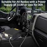 13.8V 30A DC Power Supply, Universal Compact Ham Radio Power Supply with 10A Plug Socket Put & Noise Offset, Analog Lab AC to DC Switching Converter for CB VHF UHF HAM Amateur Radio,AnyTone &TYT Radio