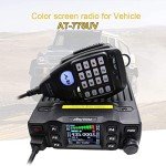 Anytone AT-778UV Dual Band 25W Mobile Radio Transceiver VHF/UHF Car Base Radio Walkie Talkie with Programming Cable
