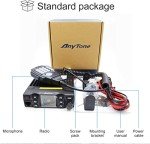 Anytone AT-778UV Dual Band 25W Mobile Radio Transceiver VHF/UHF Car Base Radio Walkie Talkie with Programming Cable