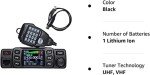 Anytone AT-778UV Dual Band 25W Mobile Radio Transceiver VHF/UHF Car Base Radio Walkie Talkie with Programming Cable