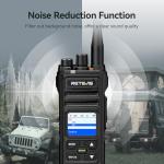 Retevis NR30S GMRS Long Range 2 Way Radio,IP67 Waterproof Two Way Radio,High Output,Professional Walkie Talkies for Emergency,Noise Canceling,2800mAh,NOAA,Group Call,for Off-Road Hunting (2 Pack)