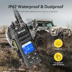 Retevis NR30S GMRS Long Range 2 Way Radio,IP67 Waterproof Two Way Radio,High Output,Professional Walkie Talkies for Emergency,Noise Canceling,2800mAh,NOAA,Group Call,for Off-Road Hunting (2 Pack)