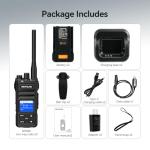 Retevis NR30S GMRS Long Range 2 Way Radio,IP67 Waterproof Two Way Radio,High Output,Professional Walkie Talkies for Emergency,Noise Canceling,2800mAh,NOAA,Group Call,for Off-Road Hunting (2 Pack)