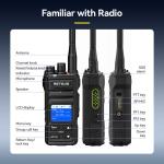 Retevis NR30S GMRS Long Range 2 Way Radio,IP67 Waterproof Two Way Radio,High Output,Professional Walkie Talkies for Emergency,Noise Canceling,2800mAh,NOAA,Group Call,for Off-Road Hunting (2 Pack)