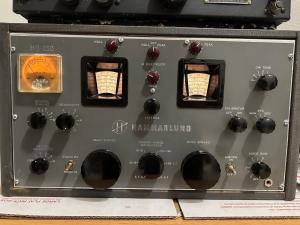 Perfect Vintage Hammarlund HQ-150 Tube Receiver Ham Radio. Restored. Calibrated.