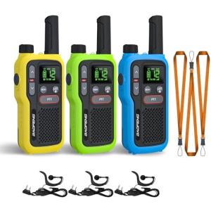 Baofeng GT-18 License Free Long Range FRS Ham Radio Walkie Talkie Kit - 3 Pack