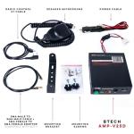 BTECH AMP-V25D Amplifier | 20-40W Power Boost for VHF (136-174MHz) | Compatible with Handheld Radios | Amplifies Analog and Digital Modes | Ideal for Mobile, Field, & Home Use