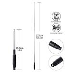 UAYESOK CB Antenna 27MHz 10 Meter BNC Antenna for Cobra HH50WXST HHRT50 C75WXST Midland 75-822 75-785 Uniden BC75XLT BC125AT PRO401HH Handheld Cb Radio Scanner