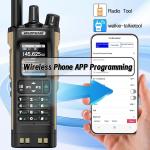 Digital Handheld Radio Scanner Fire Police VHF FM EMS Ham 2 Way Transceiver Dual