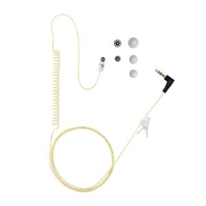ERIPHA Tubeless Covert IFB Police Listen Only Earpiece for Remote Speaker Mic (3.5mm Connector, 55")