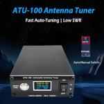 ATU-100 EXT Antenna Tuner for Ham Radio, GOOZEEZOO V3.2 1.8-55MHz Automatic Antenna Tuner for Ham Radio Enthusiasts, Low SWR on All Bands Great for POTA/SOTA/DX