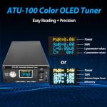 ATU-100 EXT Antenna Tuner for Ham Radio, GOOZEEZOO V3.2 1.8-55MHz Automatic Antenna Tuner for Ham Radio Enthusiasts, Low SWR on All Bands Great for POTA/SOTA/DX