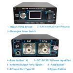 ATU-100 EXT Antenna Tuner for Ham Radio, GOOZEEZOO V3.2 1.8-55MHz Automatic Antenna Tuner for Ham Radio Enthusiasts, Low SWR on All Bands Great for POTA/SOTA/DX