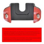 HYS Universal Ham CB Radio/All HT’s Microphone Hanger with Belt Clip/Universal Round Knob, Walkie Talkies/Marine Radio Back Belt Clip Holder Mount for Anytone Midland Icom Kenwood Yaesu (Black-4pcs)