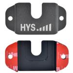 HYS Universal Ham CB Radio/All HT’s Microphone Hanger with Belt Clip/Universal Round Knob, Walkie Talkies/Marine Radio Back Belt Clip Holder Mount for Anytone Midland Icom Kenwood Yaesu (Black-4pcs)