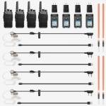 Baofeng GT-68 [4 Packs] FRS Radios | License-free | Typc-C Charging | CTCSS/DCS