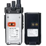 Retevis RB23 IP67 Waterproof Walkie Talkie GMRS Two-Way Radio Long Range,with Earpiece,1800mAh, 6-Way Multi-Bank Charger,Rugged,Heavy Duty 2 Way Radio for Agricultura Farm Construction (6 Pack)