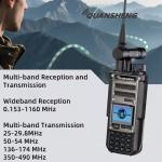 Quansheng TK11(8) Two Way Radio AM SSB FM NOAA 10W Walkie Talkie Magic Voice