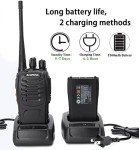 Baofeng Walkie Talkies Two-Way Radios bf-888s for Adults Long Range Rechargeable Communicator Handheld Professional UHF Interphone 10 Pack Walky Talky Set with Earpiece,Li-ion Battery and Charger