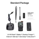 Quansheng UV-K6 NOAA Weather Alert 5W Air Band Wireless Frequency Radio