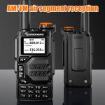 VHF/UHF Two-Way Radio, 200 Channels, NOAA Weather, Flashlight & Emergency Alerts