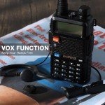 6 Pack Baofeng GT-5R Ham Radio Handheld, FCC Compliant Dual Band Two Way Radio, Long Range Rechargeable Walkie Talkies for Adults with Six-Way Charger & Programming Cable (Black)
