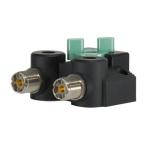 Diamond Antenna CX-210A Heavy-Duty Wideband Coax Switch Original High-Performance Two-Position Antenna Selector for HF VHF UHF Radios, Durable Low-Loss Coax Switch for Amateur Ham Radio Stations