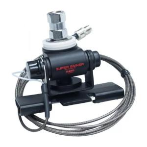 Diamond Antenna K400-3/8C Trunk/Hatchback Mount – 6.5 ft RG316 Coax, 3/8"-24 Thread, No-Drill Installation, Adjustable Lip Mount