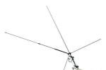COMET GP-15 6m/2m/70cm tri band fiberglass Ham radio base antenna 1 piece unit