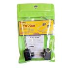 Comet CTC-50M Window Feed-Thru Jumpers RG-58 Coaxial Cable 50 Ohm 3 Feet with SO-239 Connectors for Mobile and Base Station Antennas