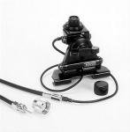 Comet CP-5M Universal RS-730 Adjustable Lip Mount with Pre-Installed Coax Cable for Mobile Antennas NMO and SO-239 Compatible Durable Vehicle Radio Antenna Mounting Solution