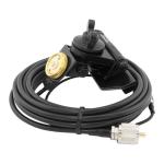 Comet CP-5NMO Mobile Antenna Adjustable Lip Mount with 16 ft Coax Cable NMO Connector Heavy-Duty Trunk or Hatch Mount for VHF UHF Mobile Radios and Scanners