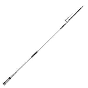 Comet UHV-4 Multi-Band Mobile Antenna 80/40/20/15/10/6/2/70cm HF VHF UHF Mobile Antenna with Fold-Over Design and Adjustable Coils for Amateur Ham Radio Use
