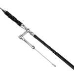 Comet UHV-4 Multi-Band Mobile Antenna 80/40/20/15/10/6/2/70cm HF VHF UHF Mobile Antenna with Fold-Over Design and Adjustable Coils for Amateur Ham Radio Use