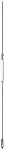 Hustler HQ27 55-Inch Steel Power Packer CB Radio Antenna (White)