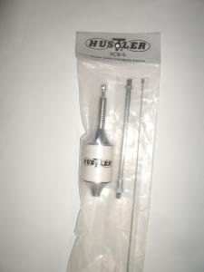 HUSTLER SCB-S WHITE 11m 8" SHORT SHAFT TRUCKER CB HF MOBILE ANTENNA w/o MOUNT