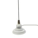Hustler IC100W CB Radio Antenna – Magnetic Mount with 41" Whip (White)