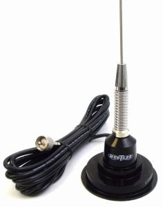 Hustler IC-100SB CB Radio Antenna w/ Magnetic Base, 41" Whip, Spring & 15' Coax