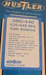 Hustler AMG-440  435-448 Mhz Gain Antenna designed use with Motorola