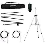 6-80M HF MIL 2.0 FMJ antenna + Tripod for amateur ham radio