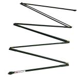 Chameleon Antenna CHA-MIL-2 Portable Broadband Collapsible HF (25-54MHz) Monopole Antenna, 108in Tall, 3/8" x 24 Stud Mount