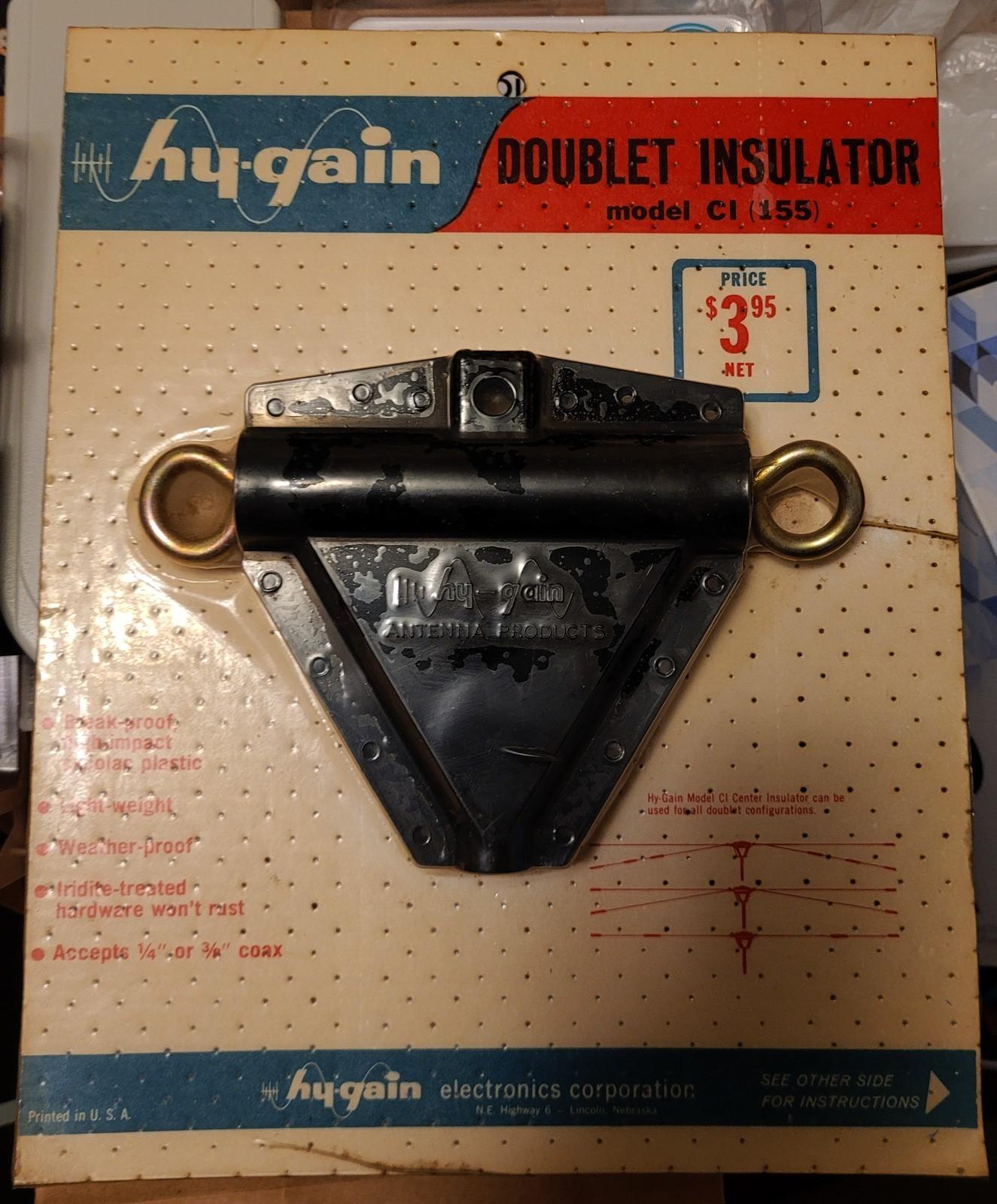 NEW NOS Hy-Gain Doublet Insulator Model CI C1 (155) - For Ham Radio Antenna